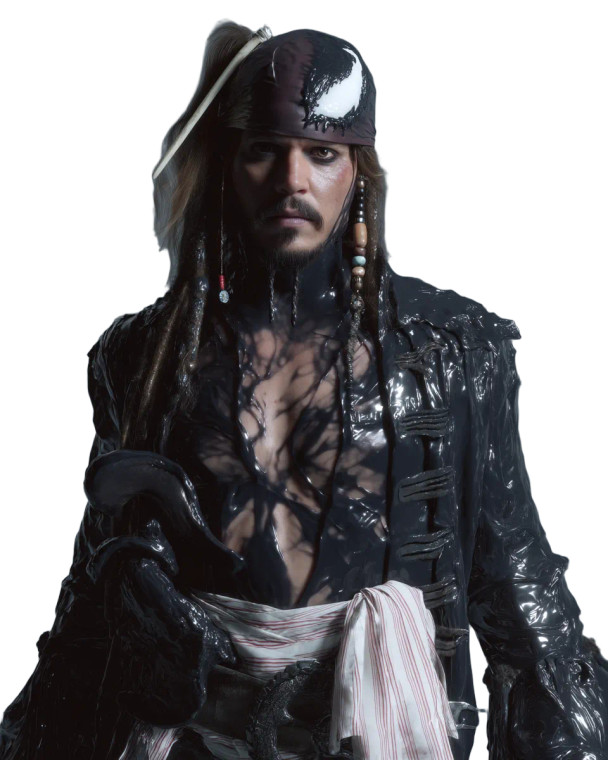 Jack Venom Sparrow Vinyl Car Decal Sticker – Waterproof & UV-Resistant 