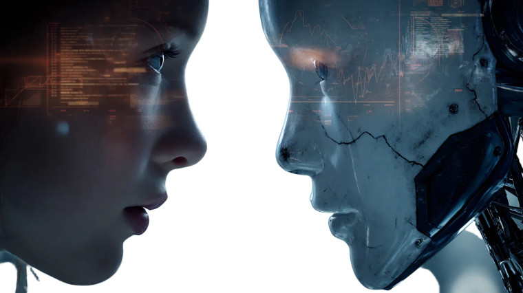 Human Vs Robot V4 Vinyl Car Decal Sticker – Waterproof & UV-Resistant 