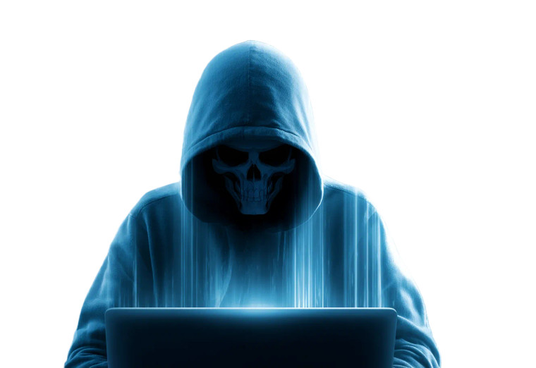 Cyber Hacker Illustration Vinyl Car Decal Sticker – Waterproof & UV-Resistant 