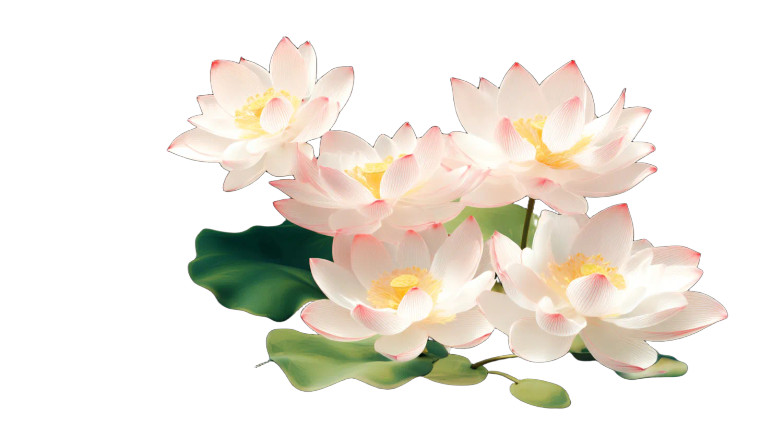 Pink Lotus Flowers Vinyl Car Decal Sticker – Waterproof & UV-Resistant 