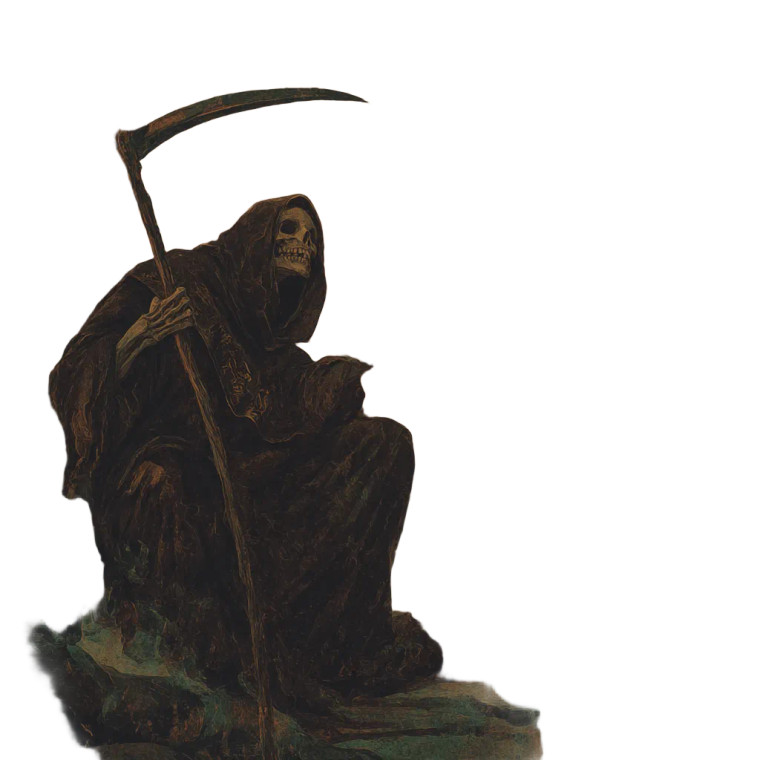 Grim Reaper V56 Vinyl Car Decal Sticker – Waterproof & UV-Resistant 