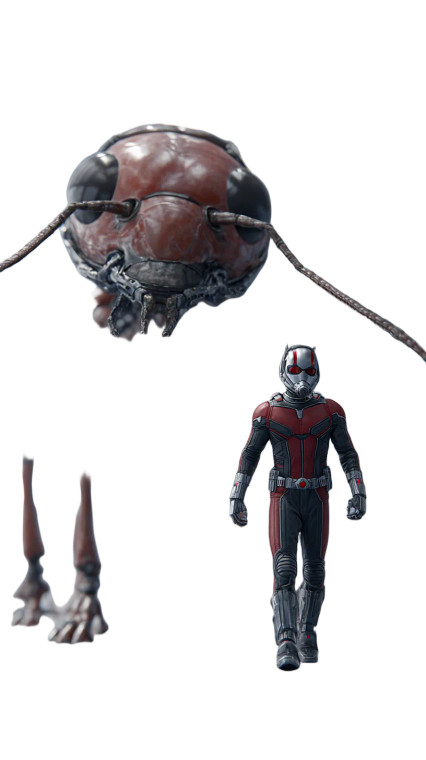 Ant-Man And Giant Ant Vinyl Car Decal Sticker – Waterproof & UV-Resistant 