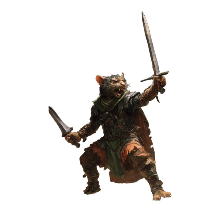 Skaven Fighter Vinyl Car Decal Sticker – Waterproof & UV-Resistant 