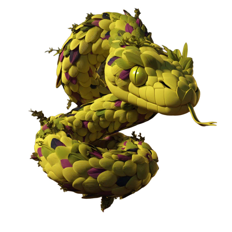 Feathered Serpent Rising Vinyl Car Decal Sticker – Waterproof & UV-Resistant 