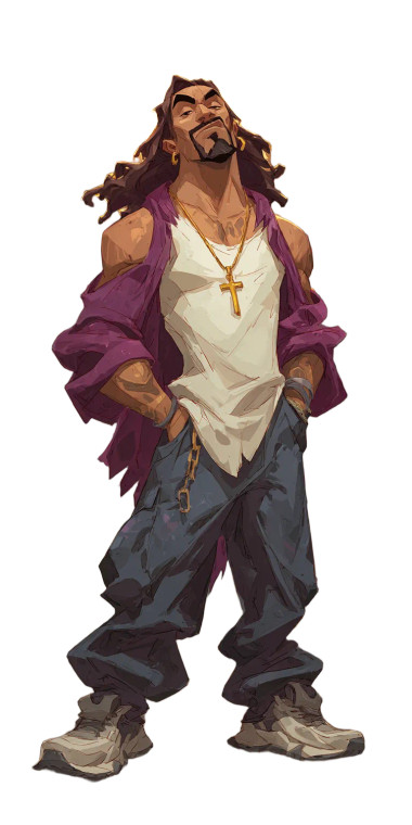 Fashionable Cartoon Jesus Vinyl Car Decal Sticker – Waterproof & UV-Resistant 