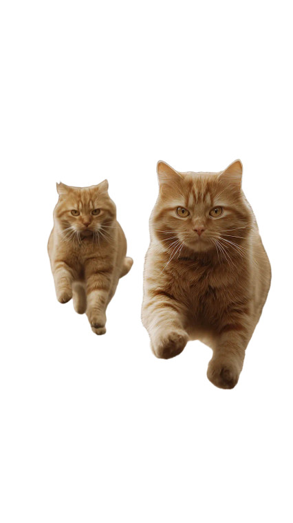 Fat Cats Adventure Vinyl Car Decal Sticker – Waterproof & UV-Resistant 