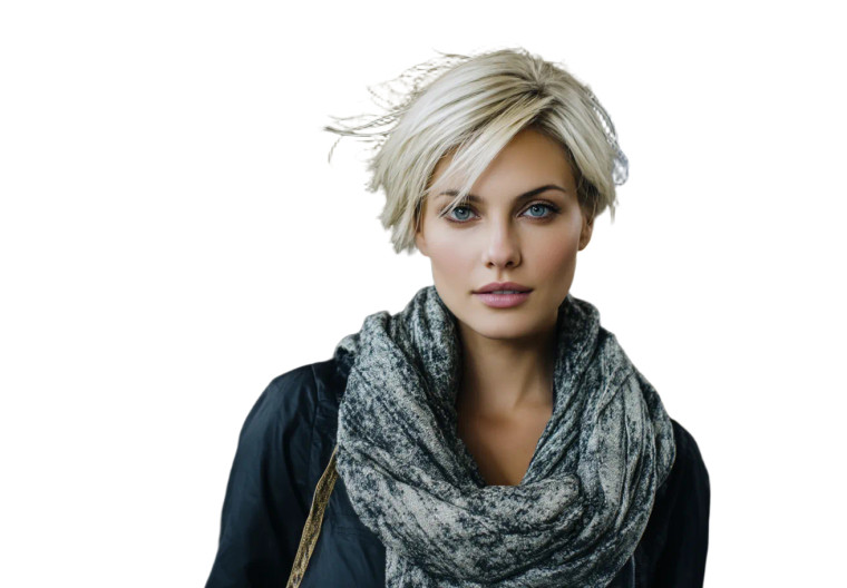 Stylish Blonde Woman V11 Vinyl Car Decal Sticker – Waterproof & UV-Resistant 