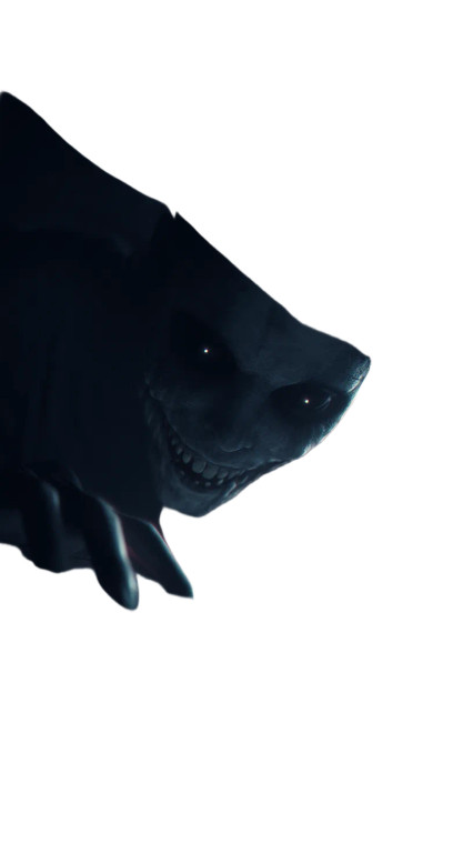 Terrifying Doppelgänger Vinyl Car Decal Sticker – Waterproof & UV-Resistant 