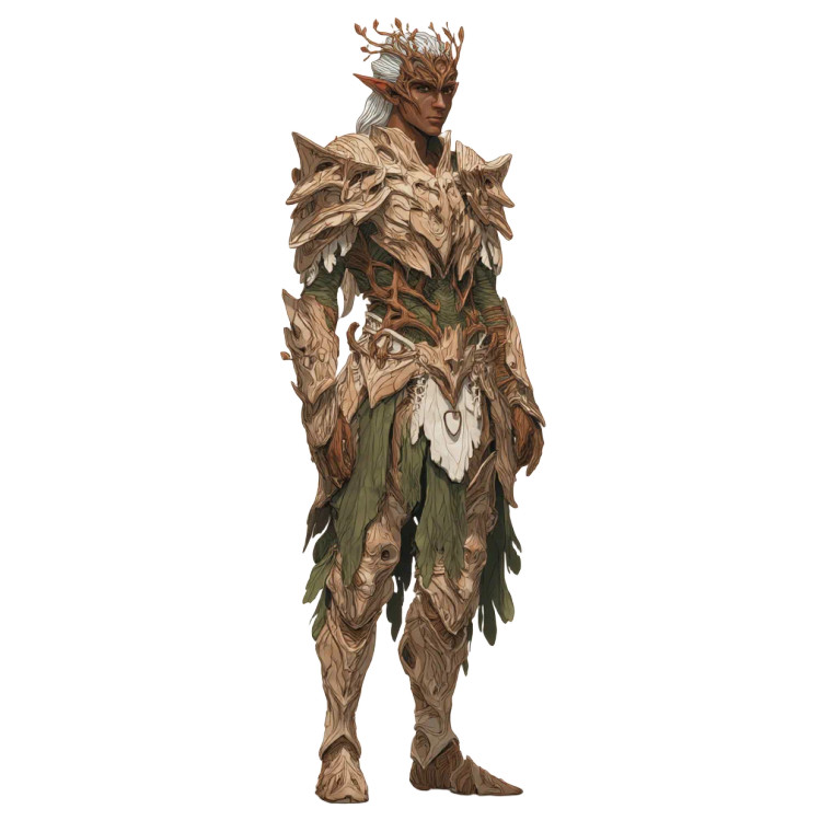 Wood Elf Warrior V5 Vinyl Car Decal Sticker – Waterproof & UV-Resistant 