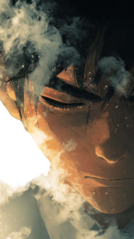 Determined Anime Boy Vinyl Car Decal Sticker – Waterproof & UV-Resistant  Determined Anime Boy Vinyl Car Decal Sticker – Waterproof & UV-Resistant