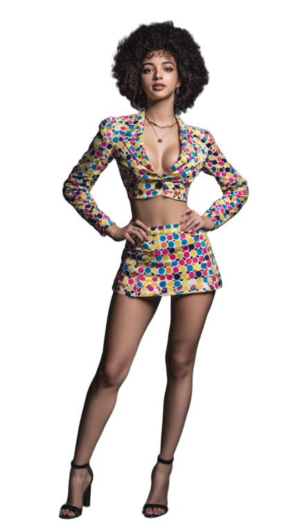 Afro Girl Portrait Vinyl Car Decal Sticker – Waterproof & UV-Resistant 