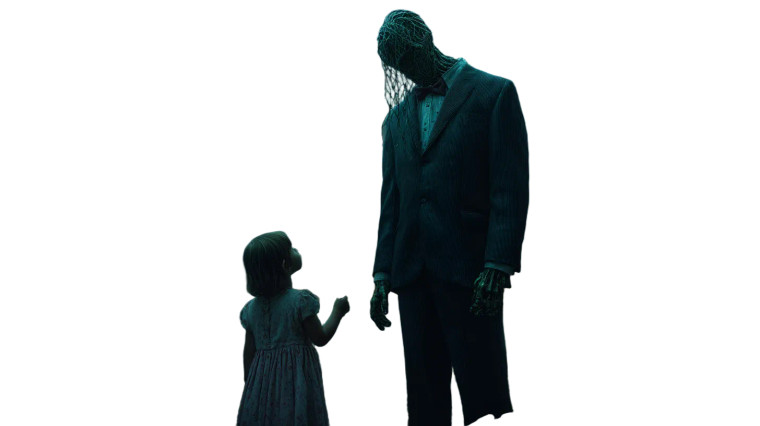 Girl And Faceless Man Vinyl Car Decal Sticker – Waterproof & UV-Resistant 