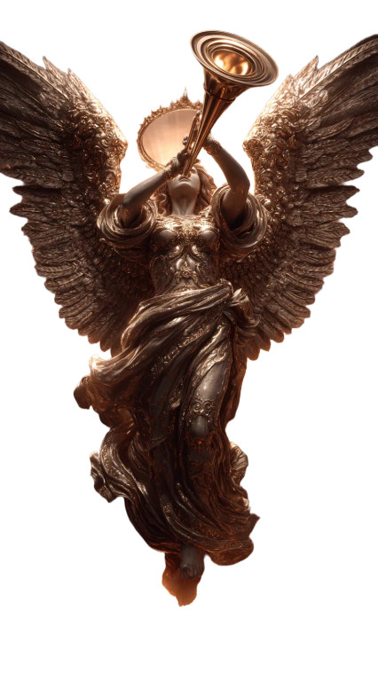 Archangel Remiel Vinyl Car Decal Sticker – Waterproof & UV-Resistant 