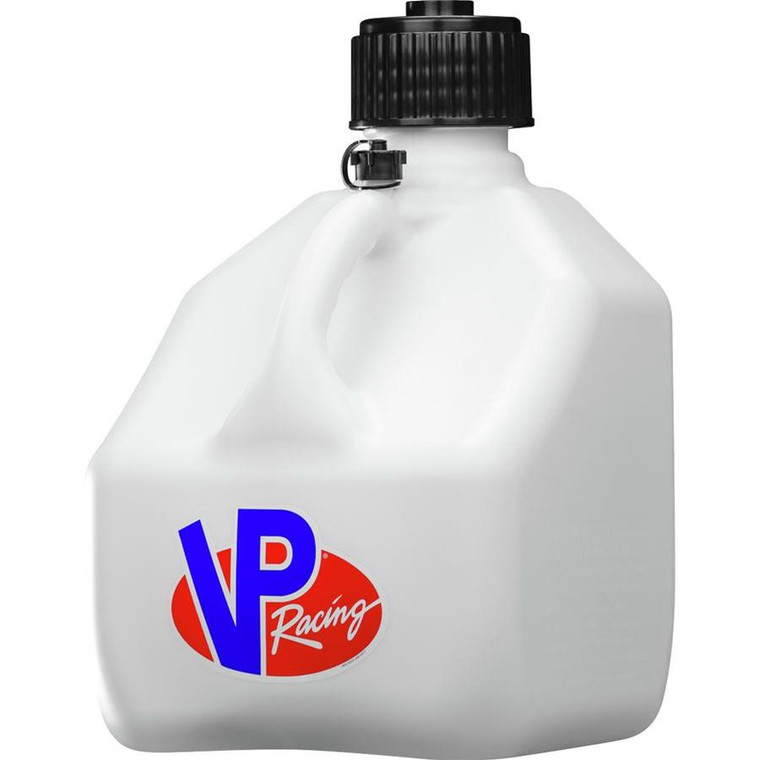 VP Racing Fuels 3 Gallon Liquid Storage Container | White Plastic Free Standing Jug | Tight Seal Cap, Ergonomic Handle