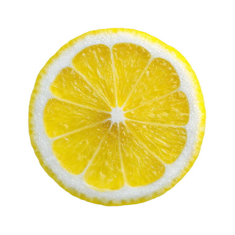 Lemon Slice Ad Vinyl Car Decal Sticker – Waterproof & UV-Resistant 