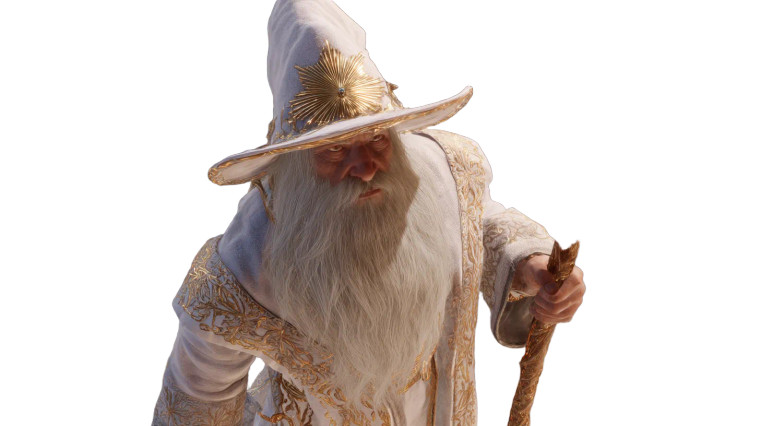 Elderly Wizard Vinyl Car Decal Sticker – Waterproof & UV-Resistant 