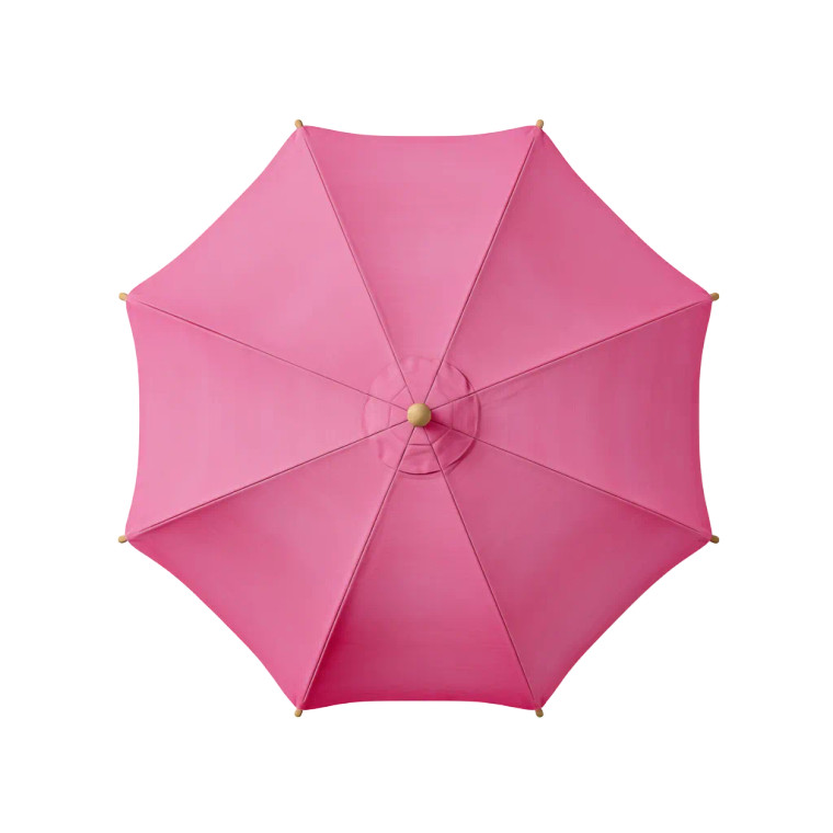 Pink Beach Umbrella Vinyl Car Decal Sticker – Waterproof & UV-Resistant 