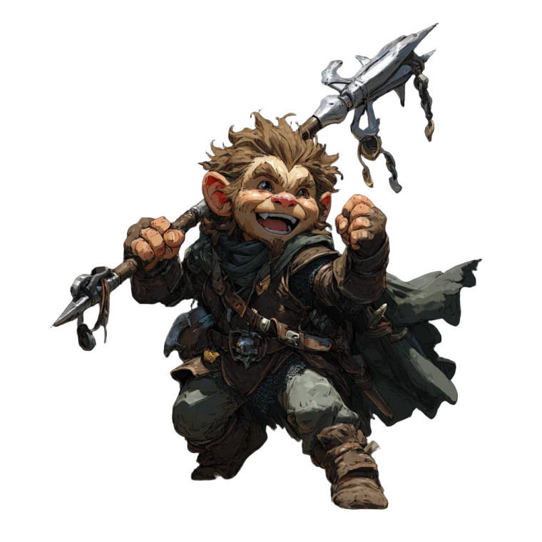 Gnomish Warrior Vinyl Car Decal Sticker – Waterproof & UV-Resistant 