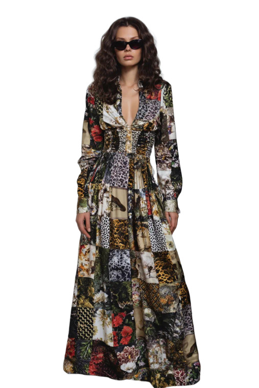 Fornasetti Maxi Dress Vinyl Car Decal Sticker – Waterproof & UV-Resistant 