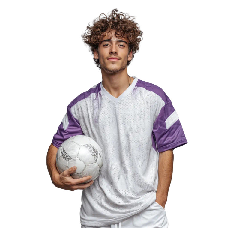 Young Soccer Player V14 Vinyl Car Decal Sticker – Waterproof & UV-Resistant 