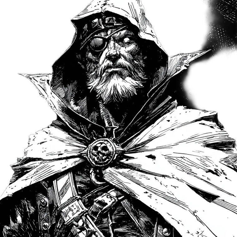 Dark Fantasy Wizard V17 Vinyl Car Decal Sticker – Waterproof & UV-Resistant 