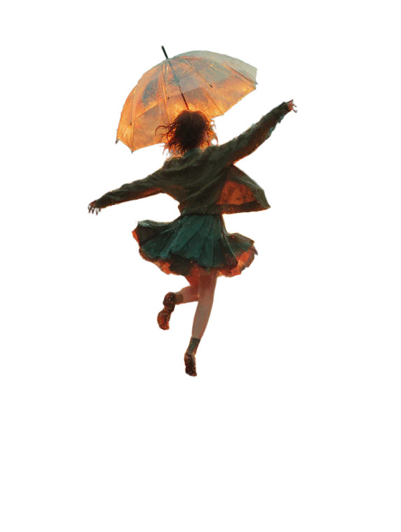 Dancing In Rain V16 Vinyl Car Decal Sticker – Waterproof & UV-Resistant 