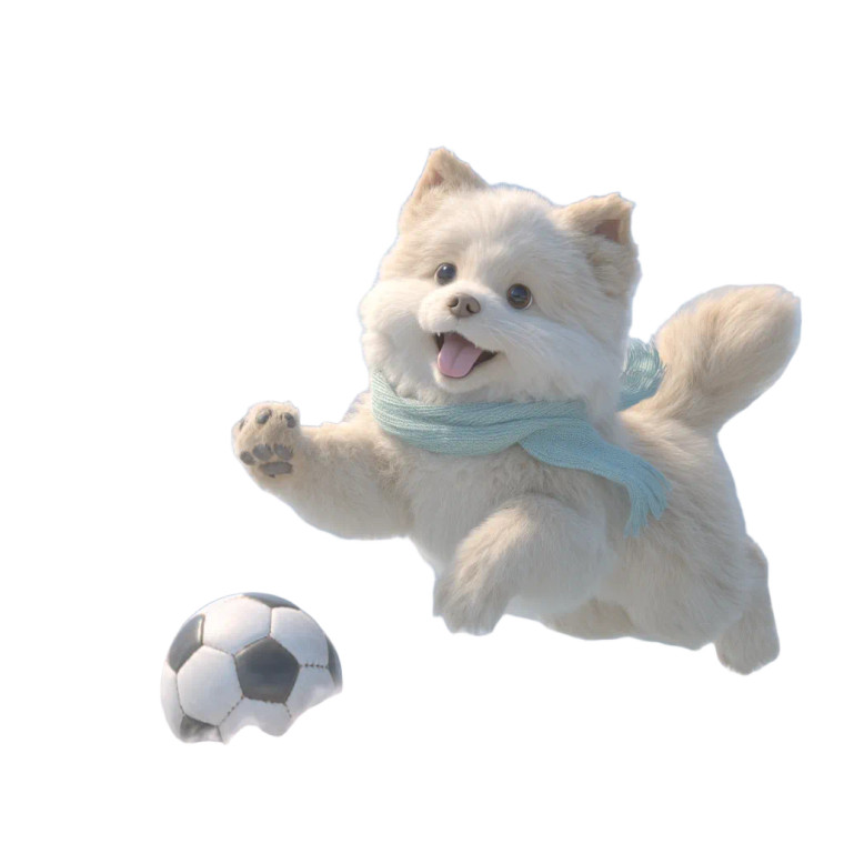 Cloud Mascot Soccer Vinyl Car Decal Sticker – Waterproof & UV-Resistant 