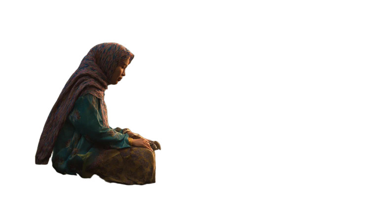 Malay Woman Sunset Vinyl Car Decal Sticker – Waterproof & UV-Resistant 