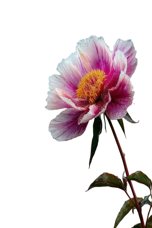 Pink Peony Bloom V3 Vinyl Car Decal Sticker – Waterproof & UV-Resistant 