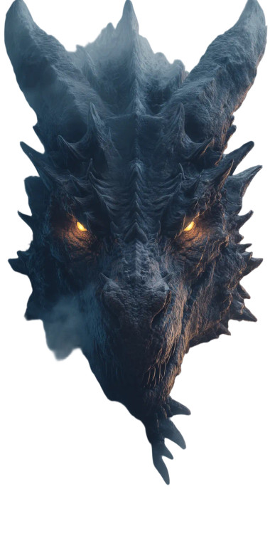 Giant Black Dragon V2 Vinyl Car Decal Sticker – Waterproof & UV-Resistant 
