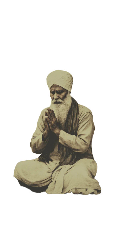 Sufi Man Praying Vinyl Car Decal Sticker – Waterproof & UV-Resistant 