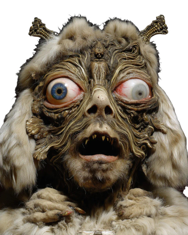 Grotesque Monster Face Vinyl Car Decal Sticker – Waterproof & UV-Resistant 