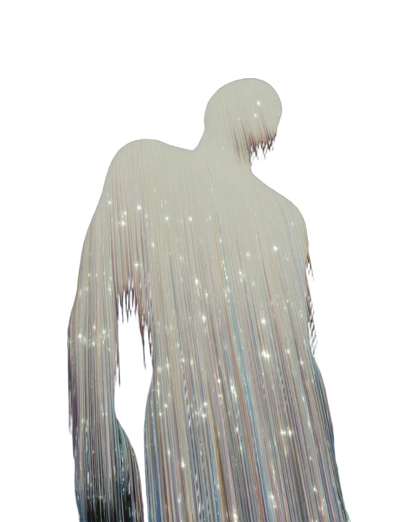 Ethereal Data Figure V2 Vinyl Car Decal Sticker – Waterproof & UV-Resistant 