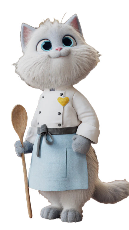 Chef Ragdoll Cat Vinyl Car Decal Sticker – Waterproof & UV-Resistant 