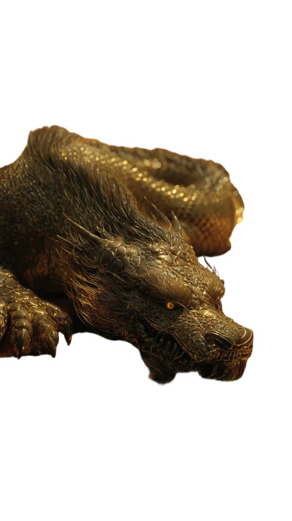 Majestic Oriental Dragon Vinyl Car Decal Sticker – Waterproof & UV-Resistant 