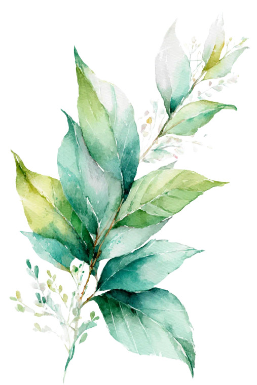 Laurel Leaves Vinyl Car Decal Sticker – Waterproof & UV-Resistant 