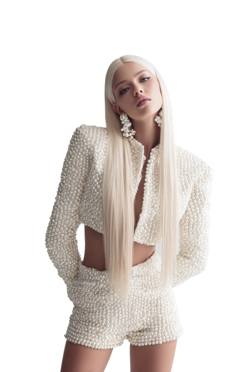 Baroque Couture Portrait Vinyl Car Decal Sticker – Waterproof & UV-Resistant 