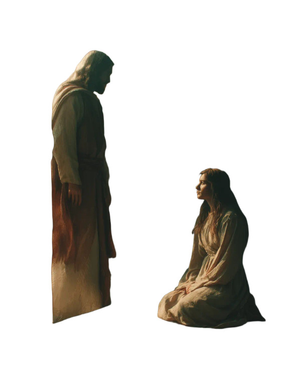 Divine Window Scene Vinyl Car Decal Sticker – Waterproof & UV-Resistant 