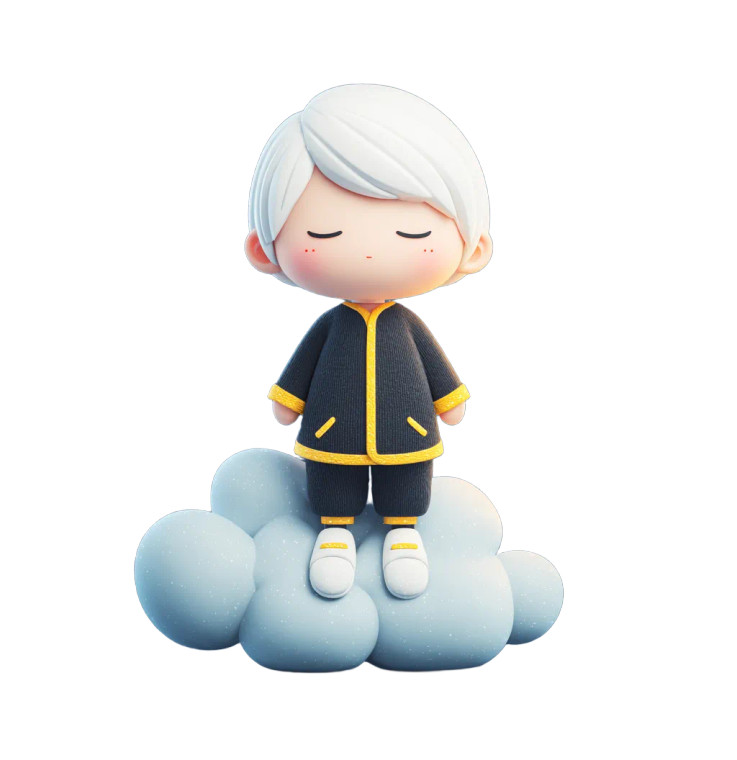 Sleeping Cartoon Baby Vinyl Car Decal Sticker – Waterproof & UV-Resistant 
