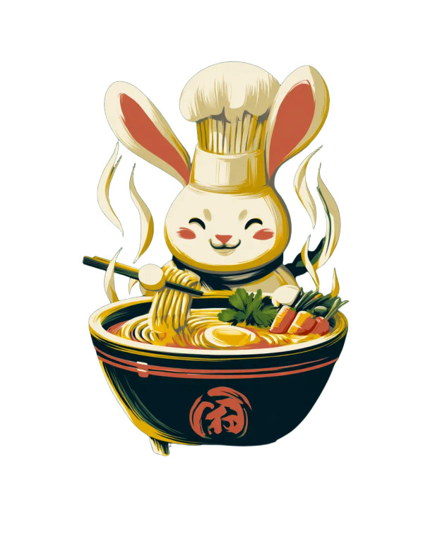 Ramen Chef Logo Vinyl Car Decal Sticker – Waterproof & UV-Resistant 