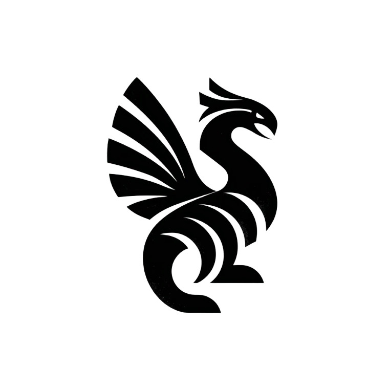 Inca Dragon Logo Vinyl Car Decal Sticker – Waterproof & UV-Resistant 