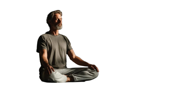 Mindful Meditation Vinyl Car Decal Sticker – Waterproof & UV-Resistant 