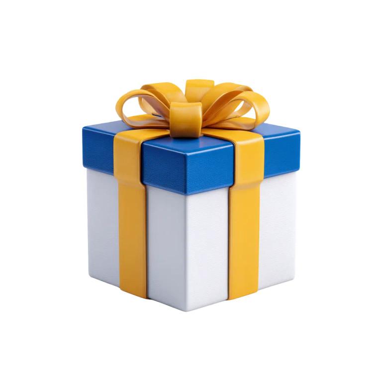 Gift Box Icon V2 Vinyl Car Decal Sticker – Waterproof & UV-Resistant 