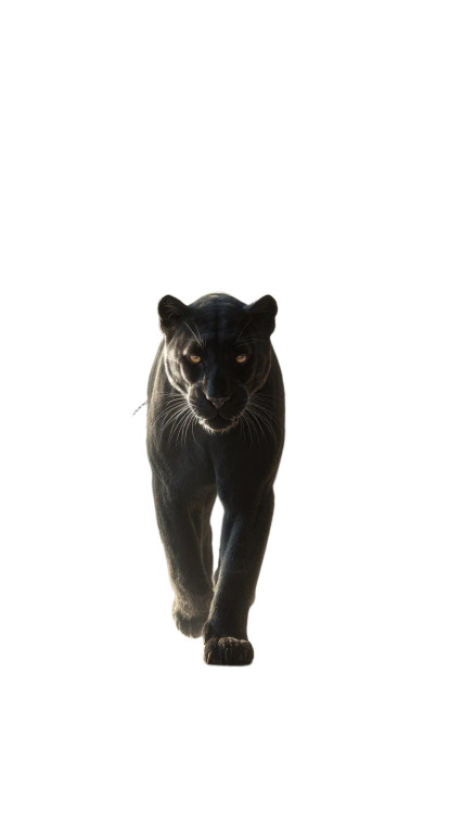 Black Panther Stalking Vinyl Car Decal Sticker – Waterproof & UV-Resistant 