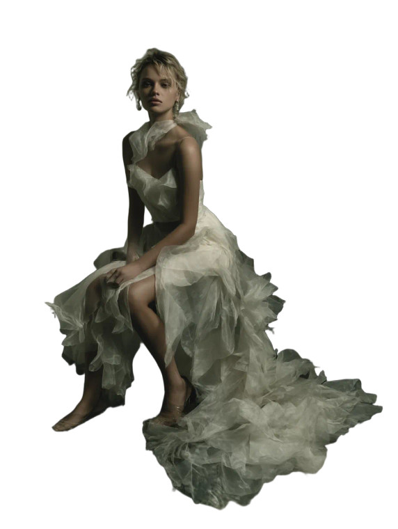 Ethereal Water Couture Vinyl Car Decal Sticker – Waterproof & UV-Resistant 