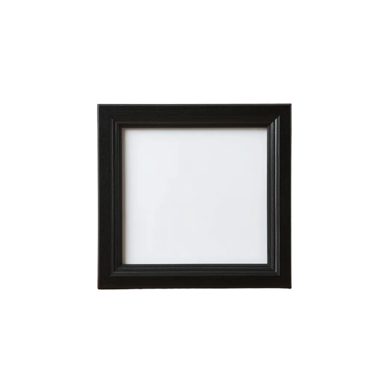 Black Square Frame Vinyl Car Decal Sticker – Waterproof & UV-Resistant 