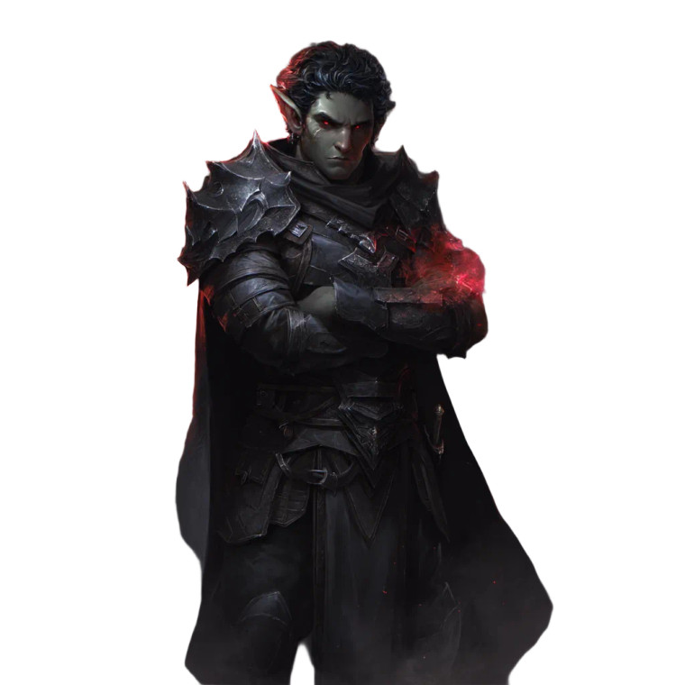 Dark Orc Cleric Vinyl Car Decal Sticker – Waterproof & UV-Resistant 