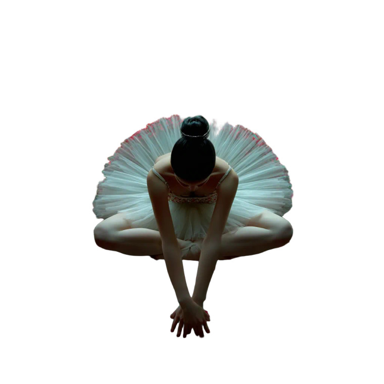 Psychedelic Ballerina Vinyl Car Decal Sticker – Waterproof & UV-Resistant 