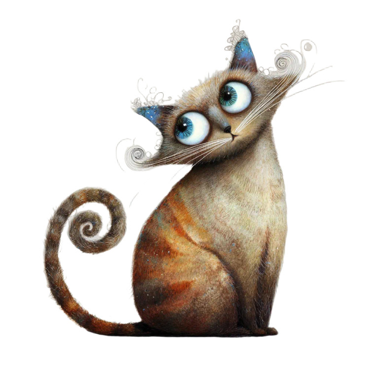 Watercolor Cat V2 Vinyl Car Decal Sticker – Waterproof & UV-Resistant 