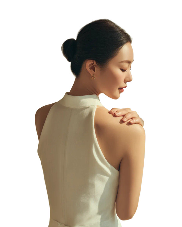 Korean Woman Tattoo Vinyl Car Decal Sticker – Waterproof & UV-Resistant 